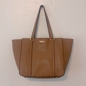 Kate Spade tan leather tote